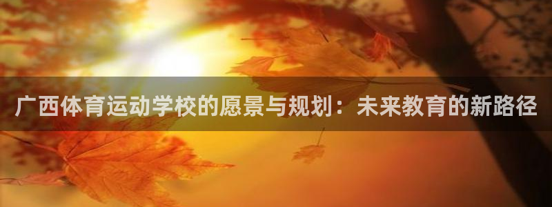 MK体育官方正版app集团E.ON:广西体育运动学校的愿景与